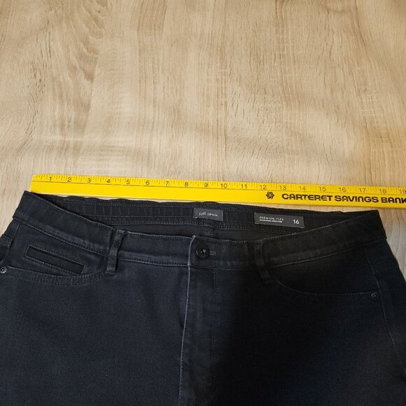 J Jill Denim Womens Plus Size 16 Premium Flexe High Rise Leggings Capris Black - Picture 7 of 8